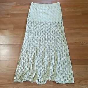 Small RVCA lace maxi skirt